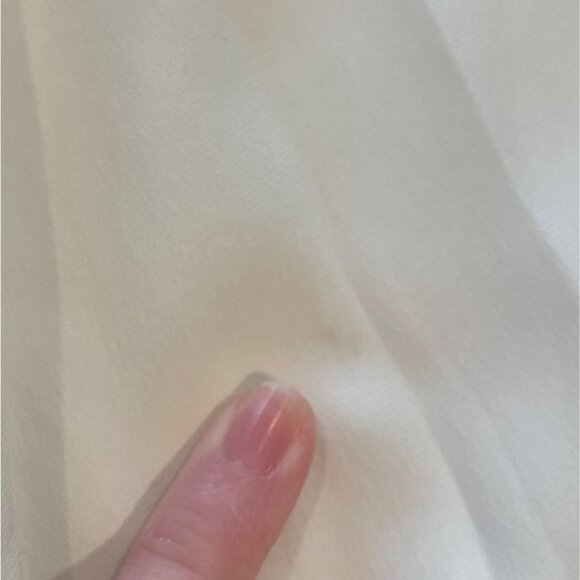 Madewell Women's Sz XL Silk Utility-Pocket Button-Up Shirt Off-White NU463 - Picture 6 of 12